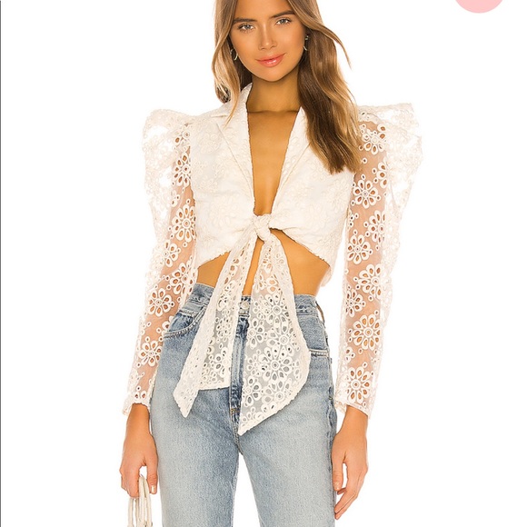 Lovers + Friends eyelets top - Picture 2 of 5